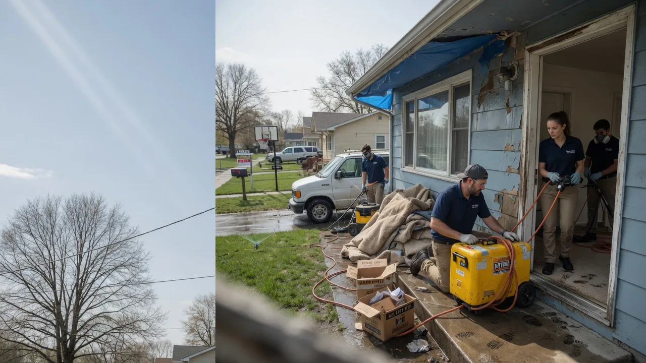 Basement Flood Cleanup in Wayne, IL near me